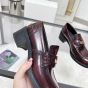 MIU MIU Brushed leather loafers