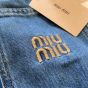 MIU MIU Five-pocket denim jeans