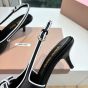 MIU MIU Nappa leather slingback pumps