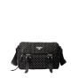 Prada Re-Nylon shoulder bag with studs