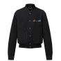 LV Leather Mix Varsity Blouson