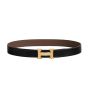 Hermès H belt buckle & Reversible leather strap 32 mm