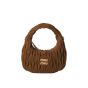 MIU MIU Wander matelassé suede bag