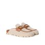 MIU MIU Canvas and leather mules