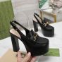 Gucci Women's Horsebit platform loafer slingback