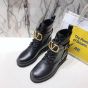 Valentino VLOGO SIGNATURE CALFSKIN COMBAT BOOT