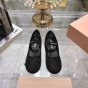MIU MIU Mesh fabric ballerinas