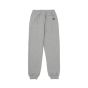 MIU MIU Cotton fleece pants with leather trim