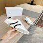 CELINE JOGGER LOW LACE-UP SNEAKER WITH TRIOMPHE in CALFSKIN AND SUEDE CALFSKIN