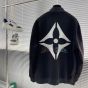 LV Leather Mix Varsity Blouson