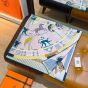Hermès Le Carrousel du Tigre Royal scarf 90