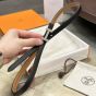 Hermès Maillon H belt buckle & Reversible leather strap 13 mm