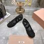 MIU MIU Mesh fabric ballerinas