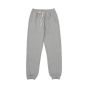 MIU MIU Cotton fleece pants with leather trim