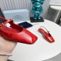 Prada Patent leather slingback ballerinas