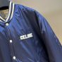 celine loose teddy jacket in nylon
