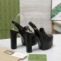 Gucci Women's Horsebit platform loafer slingback
