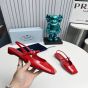 Prada Patent leather slingback ballerinas