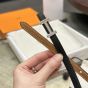 Hermès Maillon H belt buckle & Reversible leather strap 13 mm