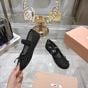 MIU MIU Mesh fabric ballerinas