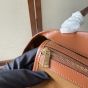 Celine SMALL CABAS IN TRIOMPHE CANVAS AND CALFSKIN