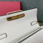 Valentino VLOGO SIGNATURE GRAINY CALFSKIN WALLET WITH CHAIN