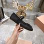 MIU MIU Mesh fabric ballerinas