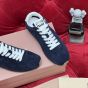 MIU MIU Plume suede sneakers