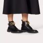 Valentino VLOGO SIGNATURE CALFSKIN COMBAT BOOT