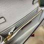 Valentino VLOGO SIGNATURE GRAINY CALFSKIN WALLET WITH CHAIN