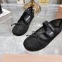 MIU MIU Mesh fabric ballerinas