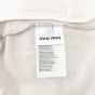 MIU MIU Cotton fleece pants with leather trim