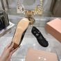 MIU MIU Mesh fabric ballerinas