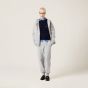MIU MIU Cotton fleece pants with leather trim