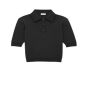 YSL POLO SHIRT CASSANDRE IN CASHMERE,WOOL. AND SILK