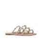 Valentino ROCKSTUD FLAT SLIDE SANDAL
