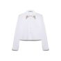 Prada Embroidered poplin shirt