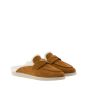 Prada Suede and shearling slippers