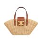 Celine TEEN COUFFIN IN WICKER AND NATURAL CALFSKIN