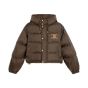 Celine Triomphe cropped down jacket in lightweight nylon