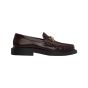CELINE UNIVERSITÉ TRIOMPHE CHAIN LOAFFER in POLISHED BULL