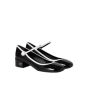 MIU MIU Two-tone patent leather Mary Jane pumps