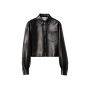 MIU MIU Plongé nappa leather shirt