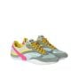 MIU MIU Gymnasium technical fabric and suede sneakers