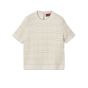 Gucci Wool and lamé check jacquard top