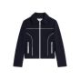 Celine chelsea blouson jacket in gauffered double wool