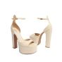 VALENTINO GARAVANI TAN-GO PATENT LEATHER PLATFORM SANDAL 