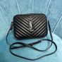 YSL LOU camera bag in quilted leather