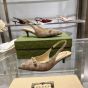 Gucci Women's GG canvas slingback pump