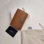 LOEWE Anagram small vertical wallet in pebble grained calfskin